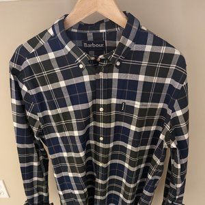 Barbour Tailored  Tartan/Plaid Button-Down Shirt (M)
